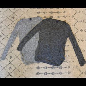 Gap maternity long sleeve shirts